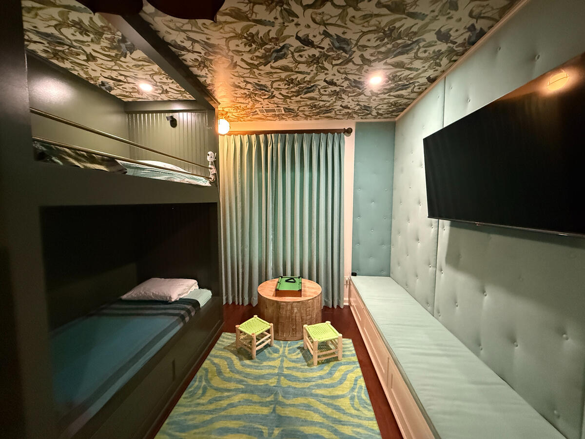 An ordinary bunk room can become transformed into something extraordinary.